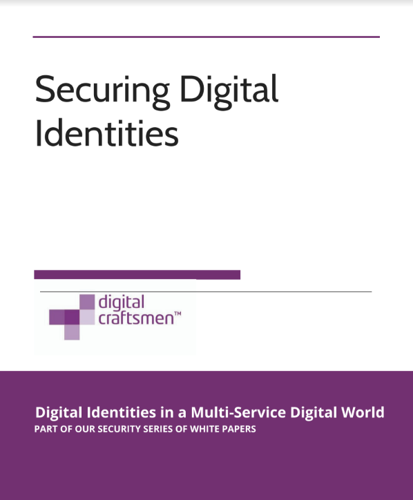 Securing Digital Identities Front cover of Securing Digital Identities White Paper PDF